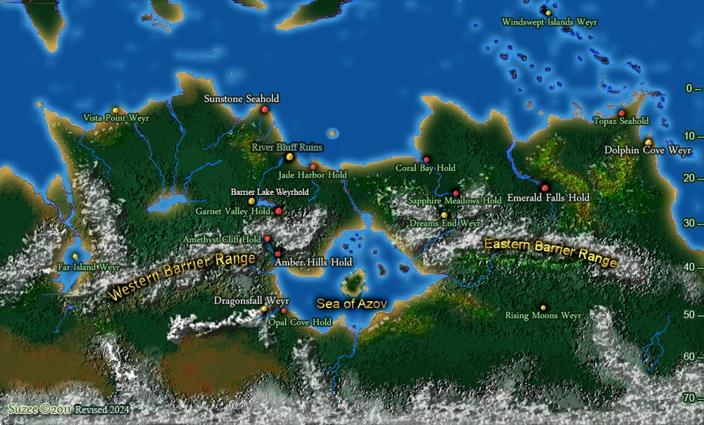 Triad Weyrs Map